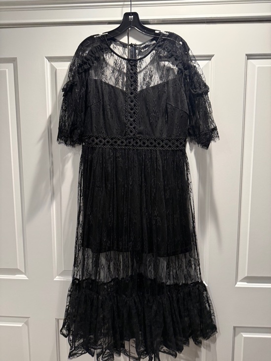 Ina Dresses & Skirts - Ina Black Lace Midi Dress